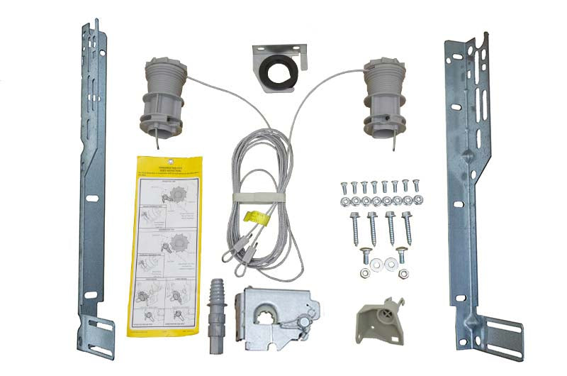 WD Conversion Kit for 1 Spring - 12" Radius Tracks, Screw Type