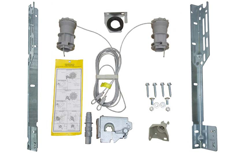WD Conversion Kit for 1 Spring - 15" Radius Tracks, Twist Type